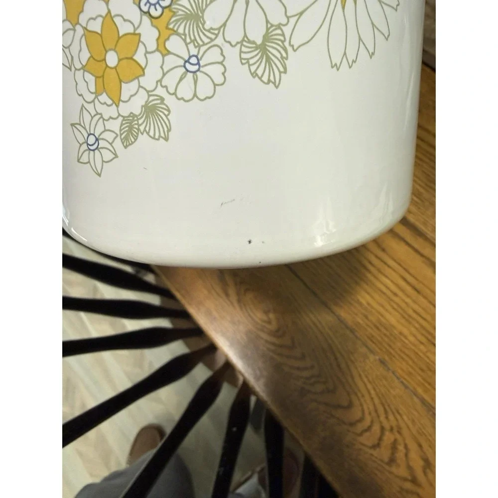 9 cup floral bouquet coffee percolator